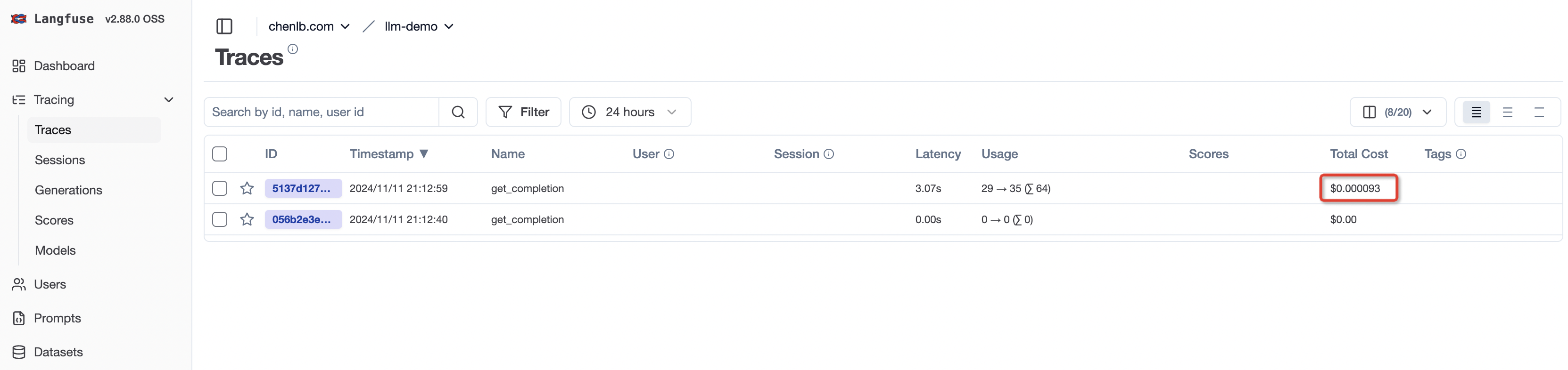 langfuse-model-pricing-list